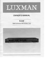 Luxman T-117-Owners-Manual